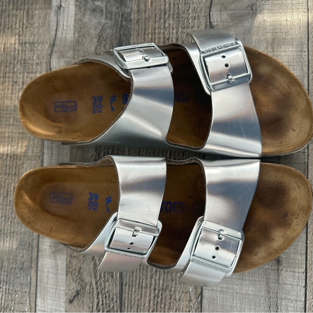 Birkenstock Silver Sandals